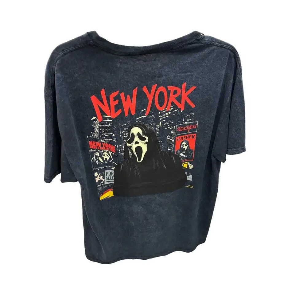 Ghostface Halloween tshirt size Large Horror movie fan